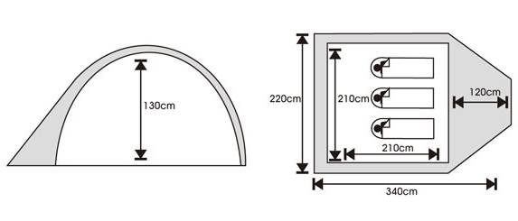 Hotcore Discovery 3 Tent