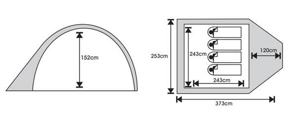 Hotcore Discovery 4 Tent