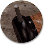 Ka-Bar's Leather Oval Shaped Handle
