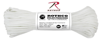 Picture of White - 100 Foot - 550 LB Type III Paracord