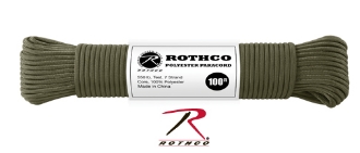 Picture of Olive Drab - 100 Foot - 5/32 Inch - Polyester Paracord