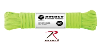 Picture of Safety Green - 100 Foot - 5/32 Inch - Polyester Paracord