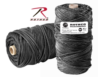 Picture of Black - 300 Foot - 550 LB Type III Paracord