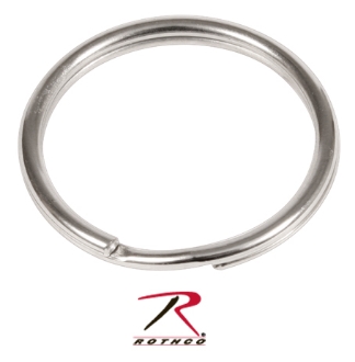 1 Inch Split Ring - Nickel - Rothco