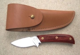 Picture of Grohmann X104SFA - #104 | Resinwood | Stainless Steel | Overlap leather sheath