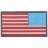 Picture of 3.25 x 1.75 Reverse American Flag 3D PVC Patch