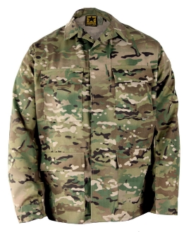 Picture of Discontinued: BDU 4 Pocket Coat 65/35 Poly/Cotton Twill by Propper™