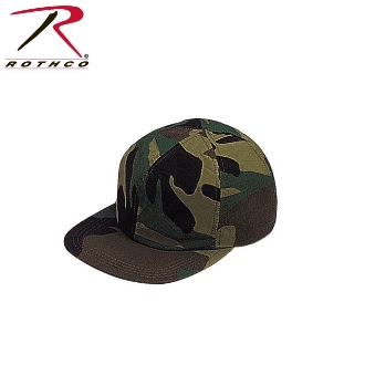 Picture of Woodland Camo Full Back Cap by Rothco®