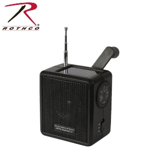 Picture of Solar/Wind Up Radio by Rothco®
