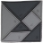 Picture of 3D PVC 3 x 3 Tangram 7-Piece Morale Patch by Maxpedition