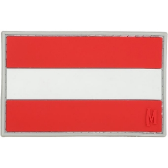 Picture of Austria Flag PVC Patch  3" x 1.9" by Maxpedition®