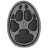 Picture of Dog Track 2 Inch PVC Patch 1.4" x 2.0" by Maxpedition®