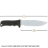Picture of Large Short Clip Point Fixed Blade Knife (Plain Edge)