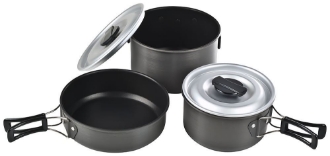 Picture of Hard Anodized Non-Stick Cookset by Chinook®