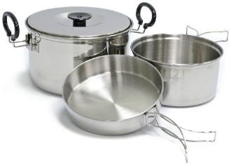 Picture of Plateau Expedition Stainless Steel Cookset by Chinook®