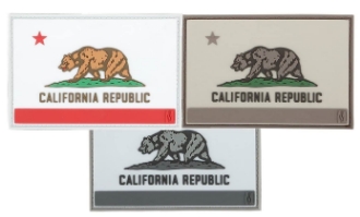 Picture of California Flag PVC Patch 3" x 2" by Maxpedition®