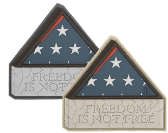 Picture of Freedom Is Not Free PVC Patch 3" x 2.8" by Maxpedition®