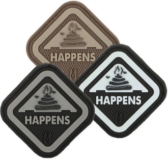 Picture of It Happens PVC Patch 2" x 2" by Maxpedition®