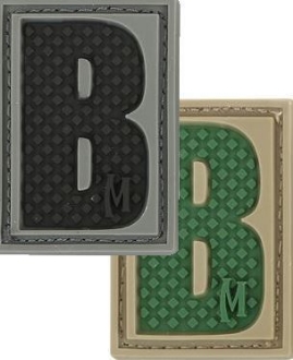 Picture of LETTER "B" PVC Patch 0.84" x 1.18" by Maxpedition®