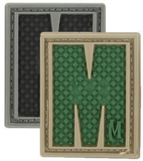 Picture of LETTER "M" PVC Patch 0.94" x 1.18" by Maxpedition®