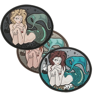 Picture of Mermaid 3.02" x 3.02" 3D PVC Morale Patch by Maxpedition®