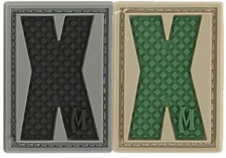 Picture of LETTER "X" PVC Patch 0.7" x 1.18" by Maxpedition®