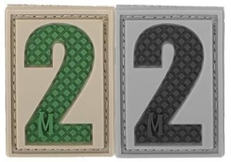 Picture of Number 2 PVC Patch 0.84" x 1.18" by Maxpedition®