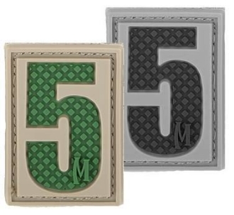 Picture of Number 5 PVC Patch 0.84" x 1.18" by Maxpedition®