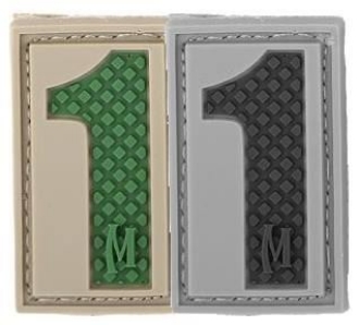 Picture of Number 1 PVC Patch 0.7" x 1.18" by Maxpedition®