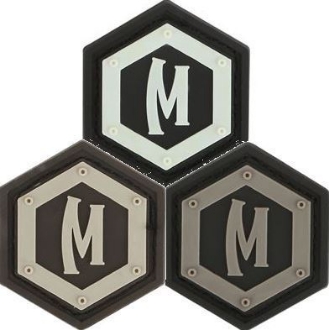 Picture of Maxpedition® Hex Logo PVC Patch 0.87" x 1" by Maxpedition®