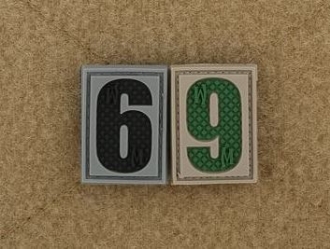 Picture of Number 6/9 PVC Patch 0.84" x 1.18" by Maxpedition®