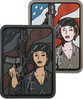 Picture of Soldier Girl PVC Patch 1.8" x 2.4" by Maxpedition®