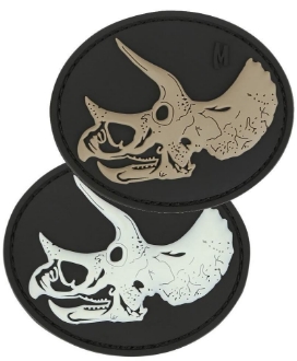 Picture of Triceratops Skull PVC Patch 3" x 2.5" by Maxpedition®