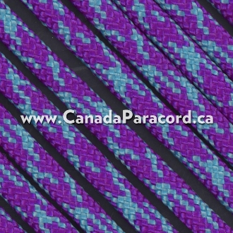 Chill, Purple & Blue, 100 Feet, 550 Nylon Paracord