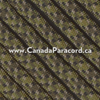 Canadian Digital Camo - 95 Paracord Type 1 Nylon - 100 Feet 