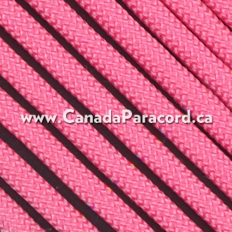 Rose Pink - 50 Feet - 550 LB Paracord 