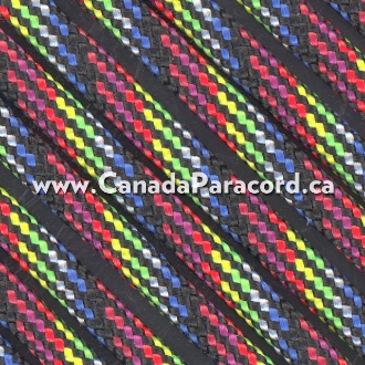 Dark Stripes - 250 Feet - 550 LB Paracord