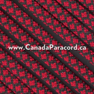 Imperial Red Diamonds - 1,000 Ft - 550 LB Paracord