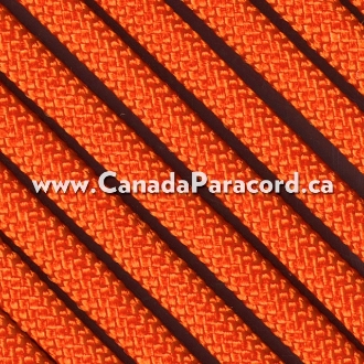 International Orange - 50 Feet - 550 LB Paracord