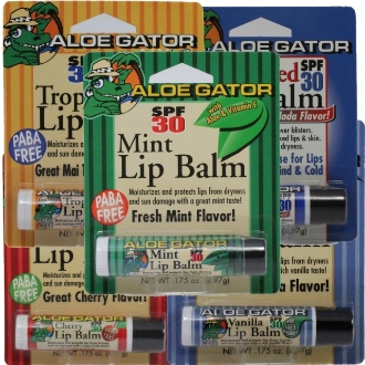 SPF 30 Moisturizing Lip Balm | Various Flavours | by Aloe Gator