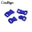 Purple 3/8 Inch Curved Side Release Buckles - Various Colours - Coobigo