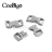 Grey 3/8 Inch Curved Side Release Buckles - Various Colours - Coobigo