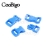 Light Blue 3/8 Inch Curved Side Release Buckles - Various Colours - Coobigo