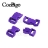 Purple 3/8 Inch Curved Side Release Buckles - Various Colours - Coobigo
