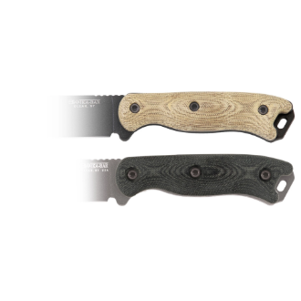 Picture of Tan and Black Micarta® Handles for Short Becker Knives by KA-BAR®