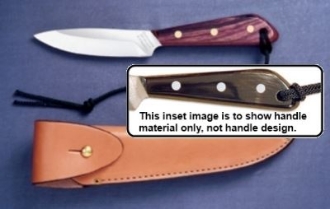 Picture of Grohmann W3SFA - #3 | Water Buffalo Horn | Stainless Steel | Overlap Leather Sheath