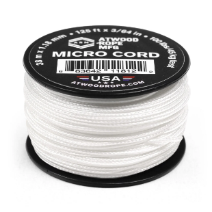 Picture of White | 1.18 mm Micro cord | 125 Feet